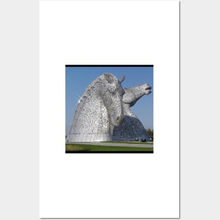 The Kelpies, Helix Park, Falkirk, Scotland Posters and Art